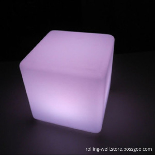 LED Cube/Lighting Cube/LED Plastic Cube Chair with 16colors
